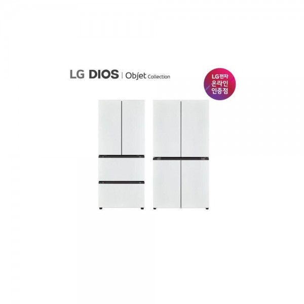 [LG전자] DIOS(디오스) 김치냉장고 + 냉장고 세트 오브제컬렉션 Z407MWW143+T873MWW111 [화이트/화이트]